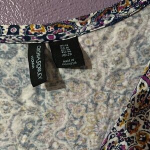Cynthia Rowley Multicolor Patterned Blouse